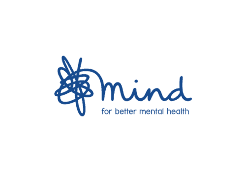 Mind logo – drumming wellbeing session for service users with Primal Sound