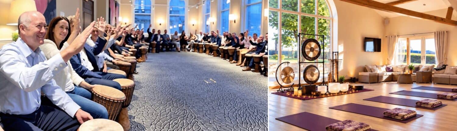 Corporate drumming teambuilding with Primal Sound